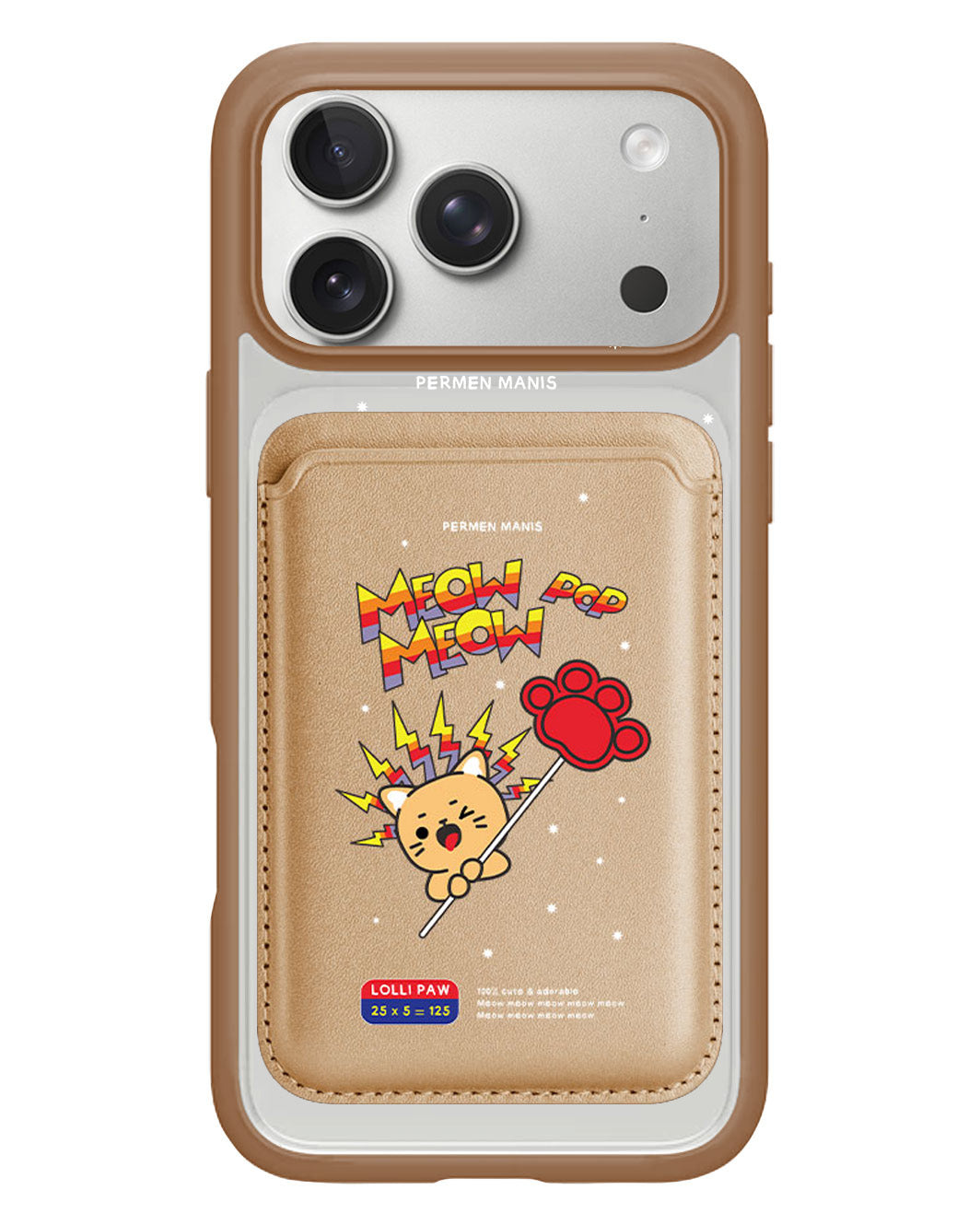 iPhone Magnetic Wallet Case - Meow Pop 2.0