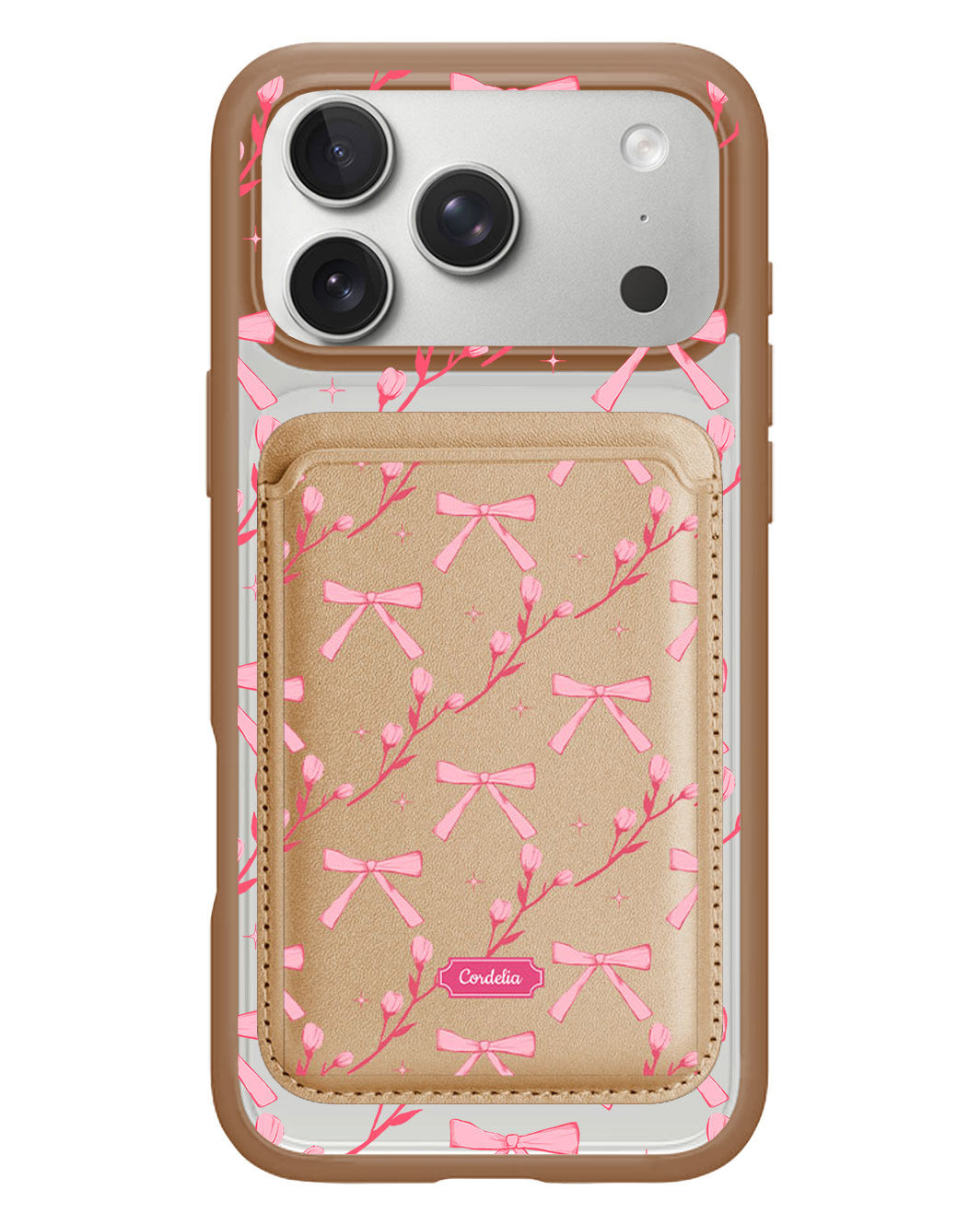 iPhone Magnetic Wallet Case - Coquette Floral