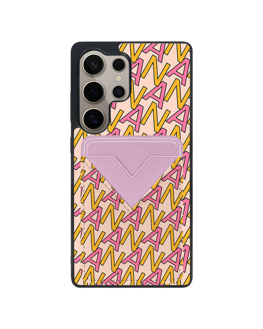 Android Avant Wallet Case - Initial Monogram 3.0
