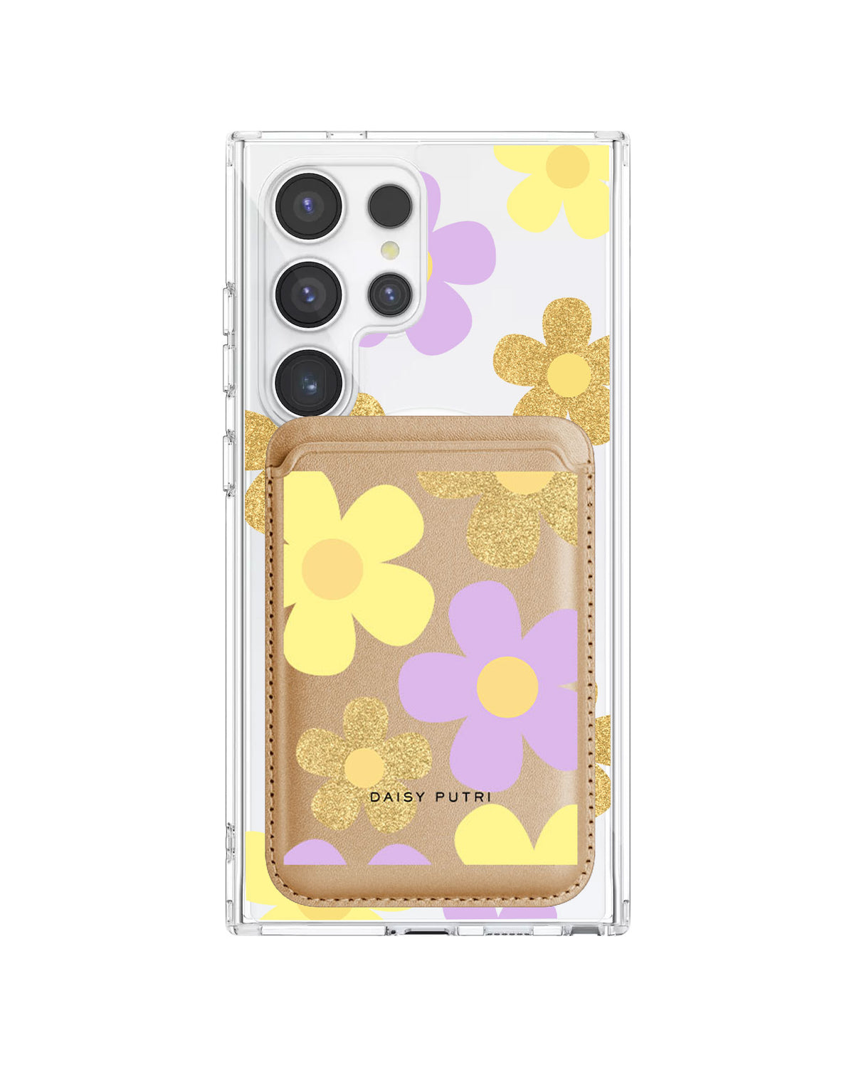 Android Magnetic Wallet Case - Daisy Twinkle
