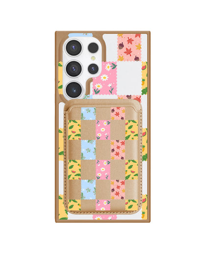 Android Magnetic Wallet Case - Four Seasons Stamps