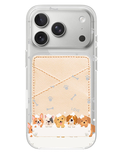 iPhone Phone Wallet Case - Ruff Family 2.0