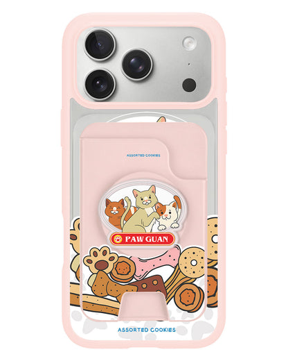 iPhone Magpop Wallet - Pawguan Cat