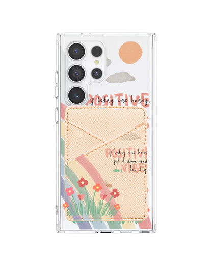 Android Phone Wallet Case - Positive Vibes