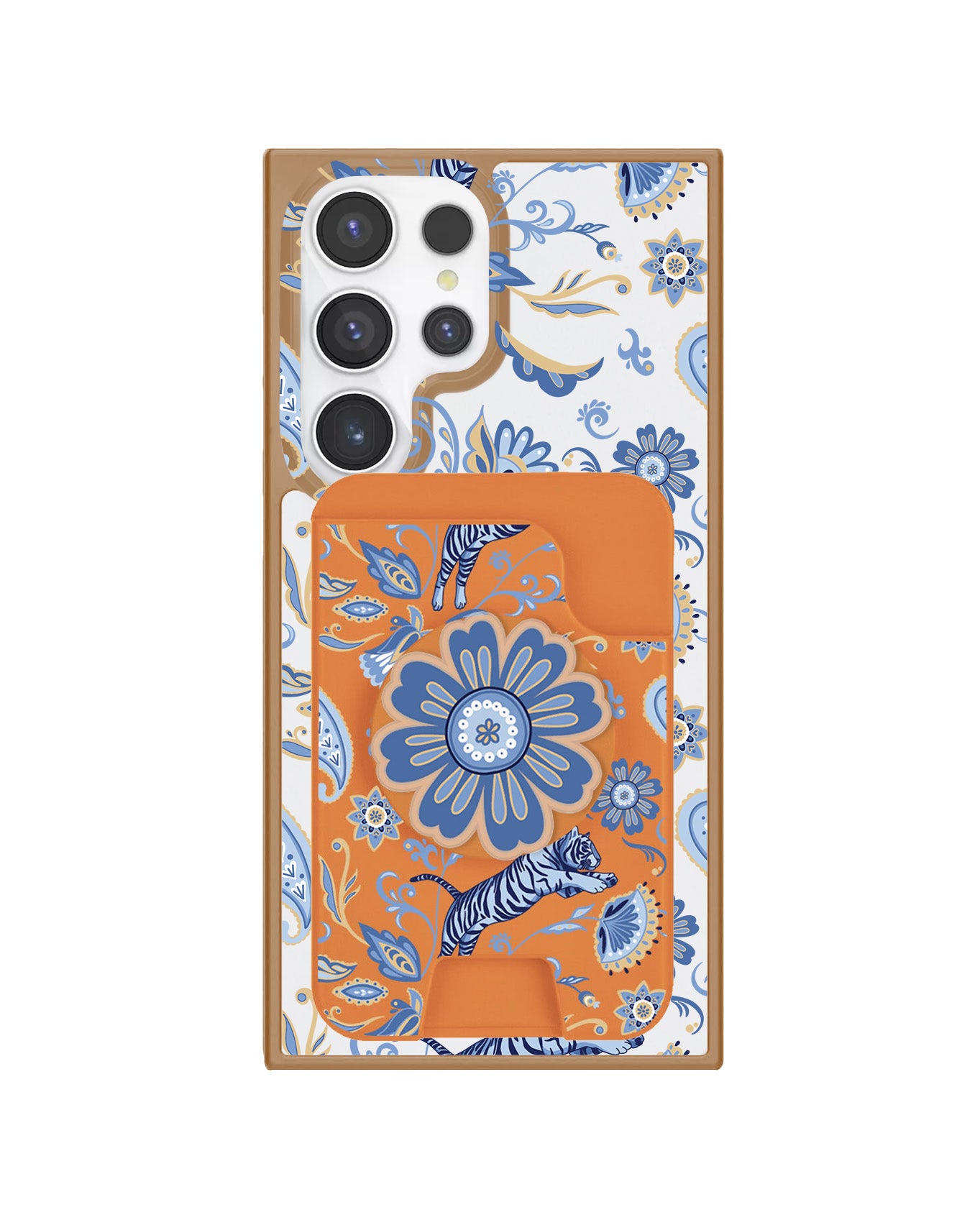 Android Magpop Wallet - Tiger & Floral 1.0