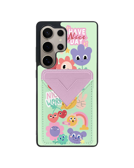Android Avant Wallet Case - Garden Party