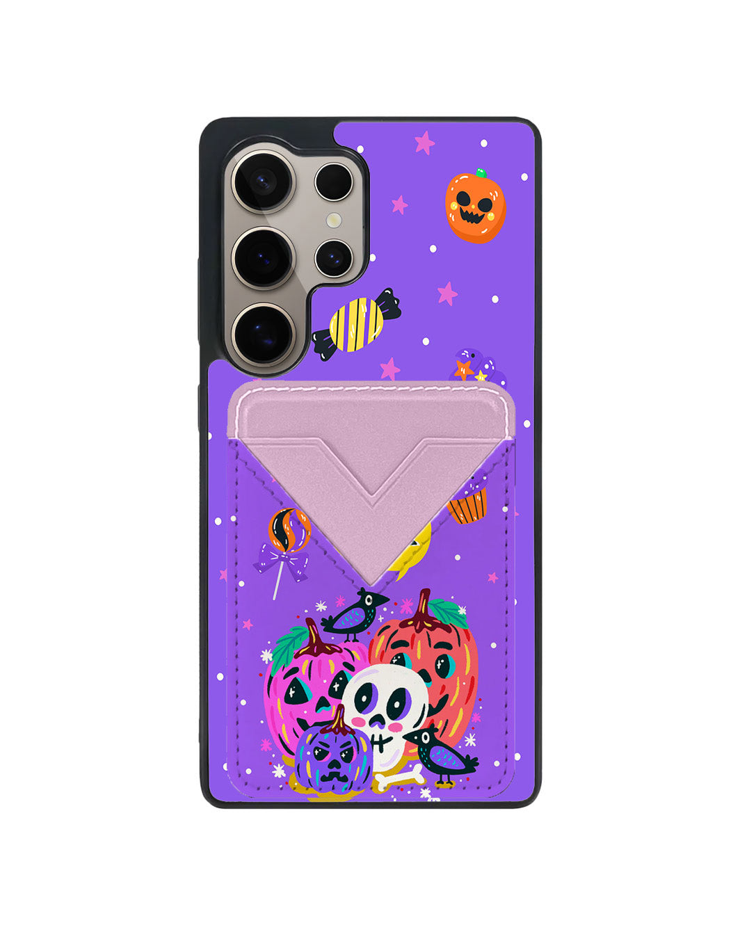 Android Avant Wallet Case - Pumpkins Monster