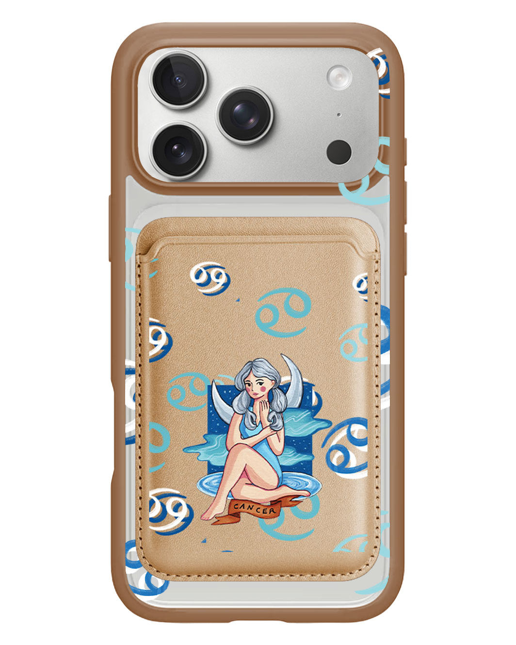 iPhone Magnetic Wallet Case - Cancer