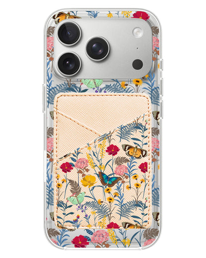 iPhone Phone Wallet Case - Flora Magnolia