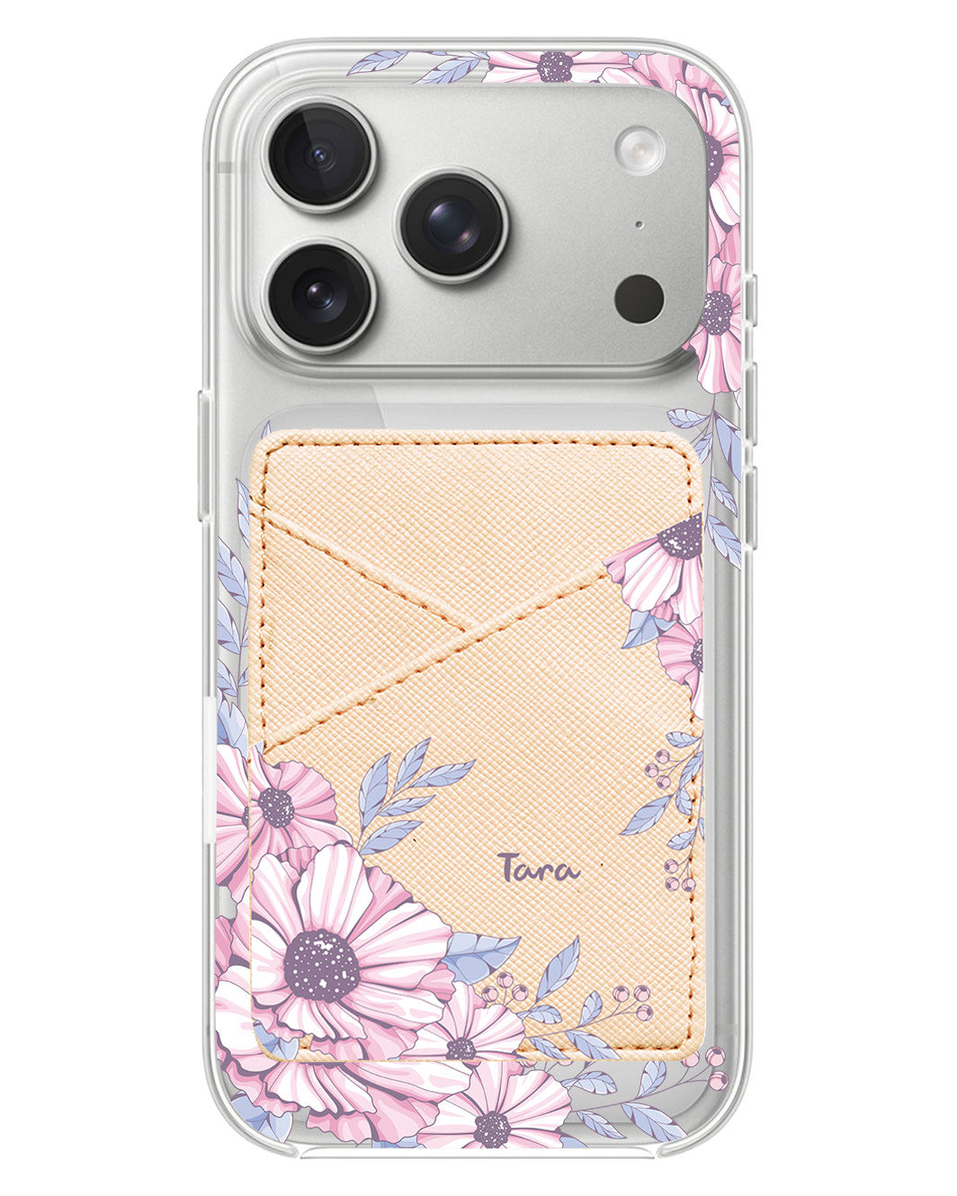 iPhone Phone Wallet Case - Pink Blossom