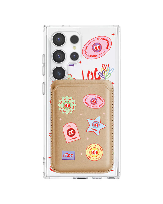 Android Magnetic Wallet Case - Itzy Sticker Pack