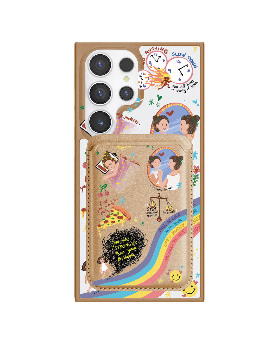 Android Magnetic Wallet Case - Self Love 2.0