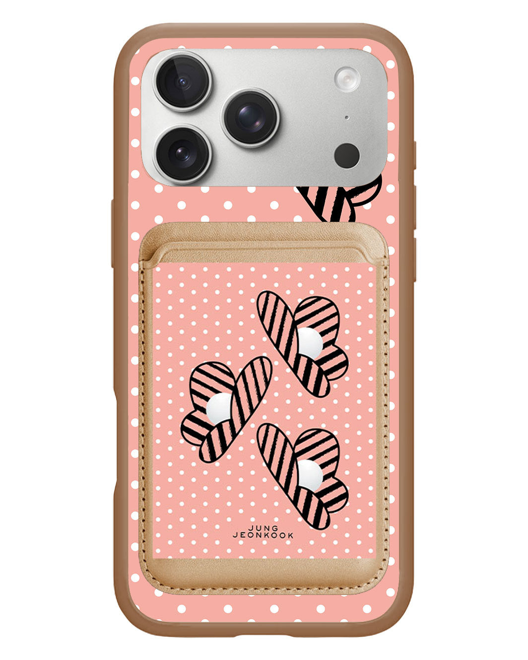iPhone Magnetic Wallet Case - Pink Honey