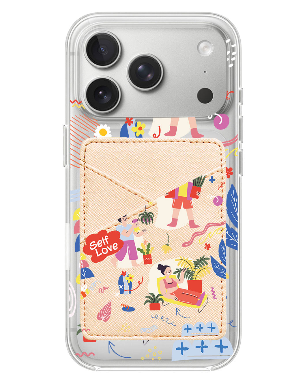 iPhone Phone Wallet Case - Self Love Sticker pack 1.0