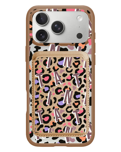 iPhone Magnetic Wallet Case - Leopard Monogram 5.0