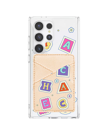 Android Phone Wallet Case - Adorable Monogram 3