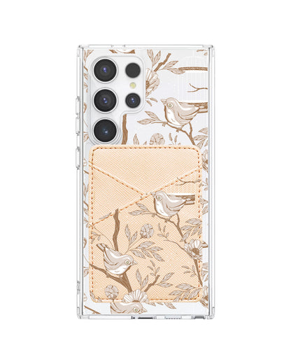 Android Phone Wallet Case - Lovebird Monochrome 3.0