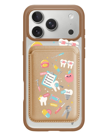 iPhone Magnetic Wallet Case - Dentist