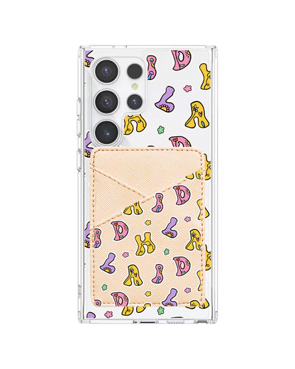 Android Phone Wallet Case - Playful Monogram 7.0