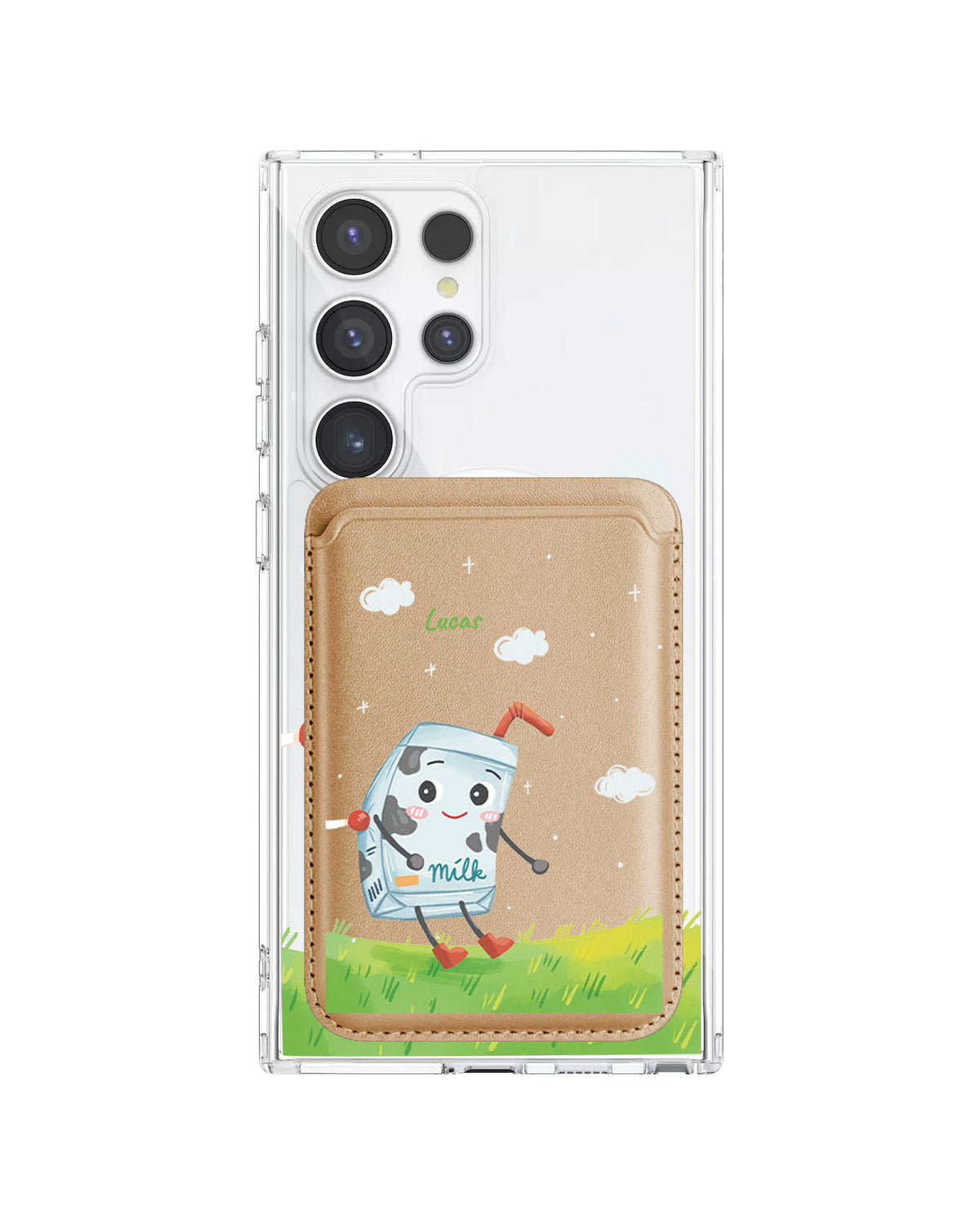 Android Magnetic Wallet Case - Milk To My Cookies (Couple Case)