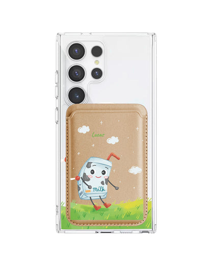 Android Magnetic Wallet Case - Milk To My Cookies (Couple Case)