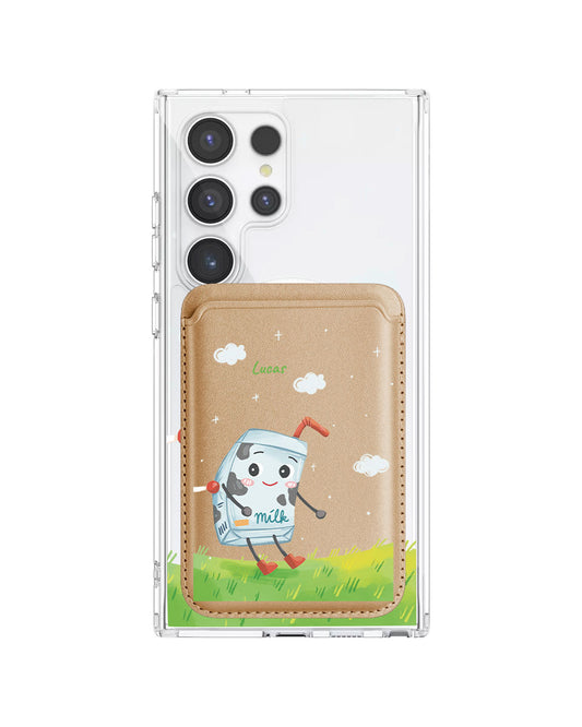 Android Magnetic Wallet Case - Milk To My Cookies (Couple Case)