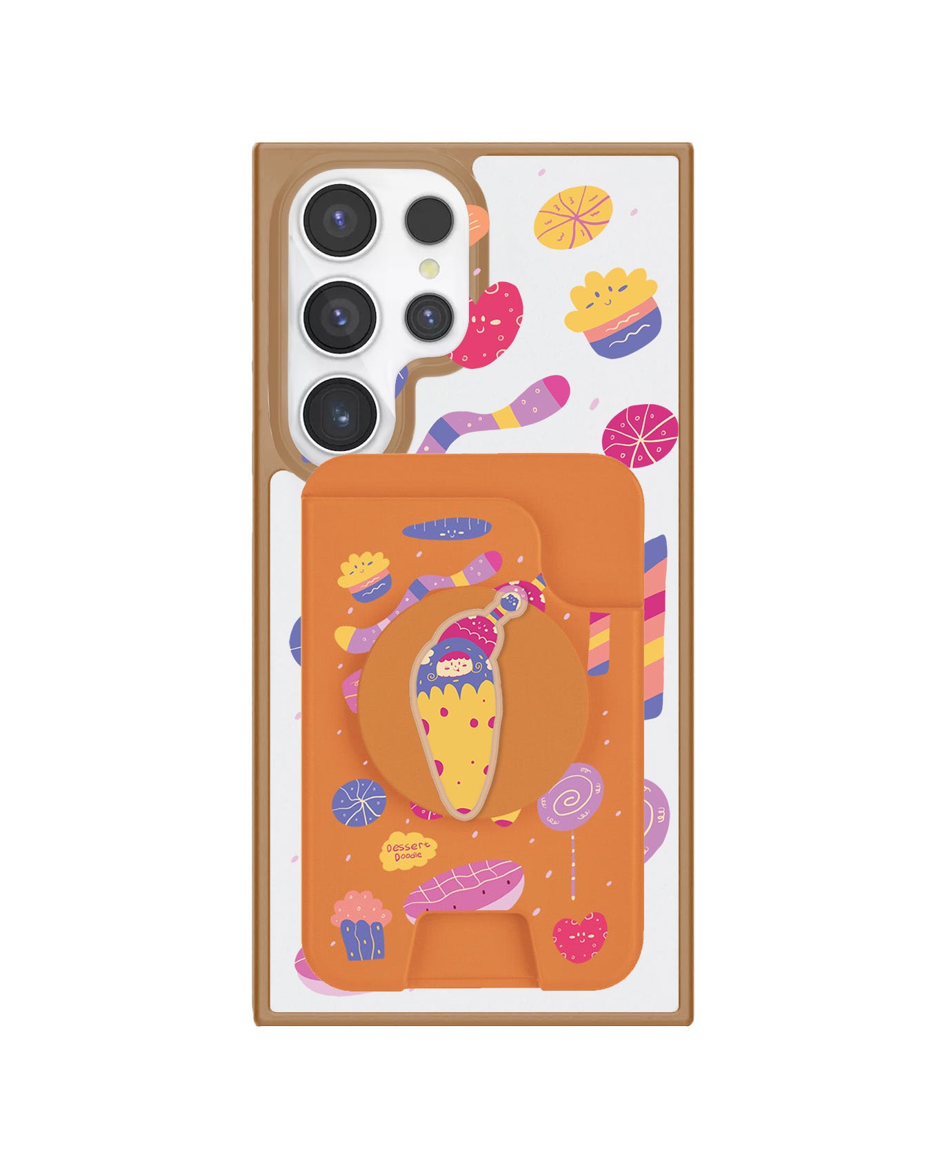 Android Magpop Wallet - Dessert Doodle