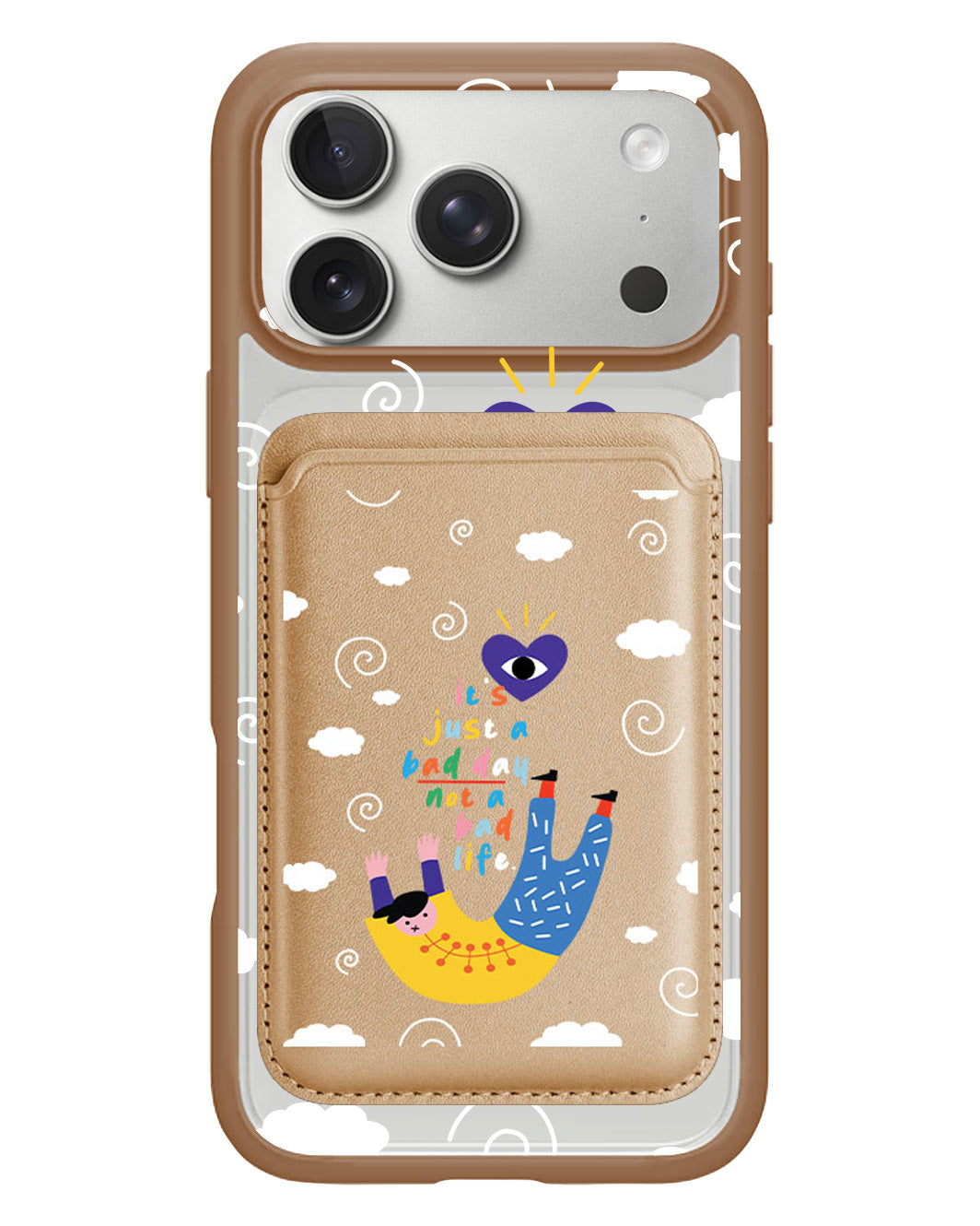 iPhone Magnetic Wallet Case - Bad Day