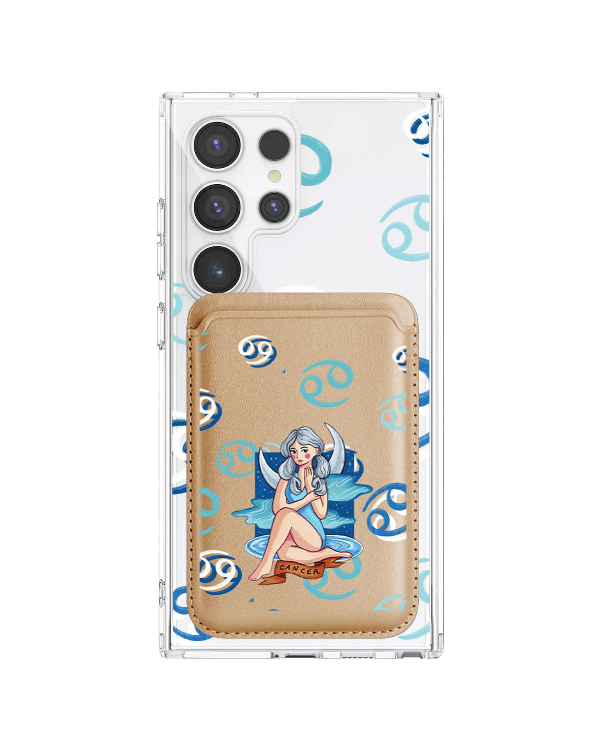 Android Magnetic Wallet Case - Cancer