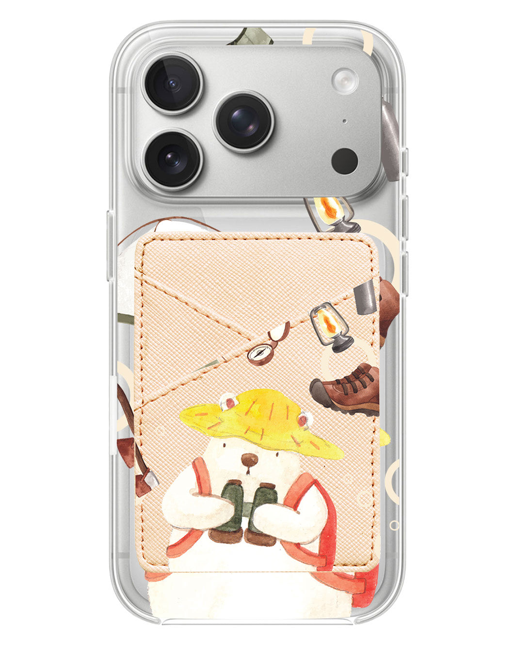 iPhone Phone Wallet Case - Advanture of Bear