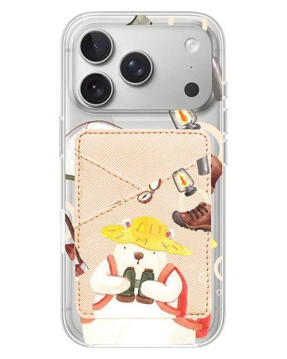 iPhone Phone Wallet Case - Advanture of Bear