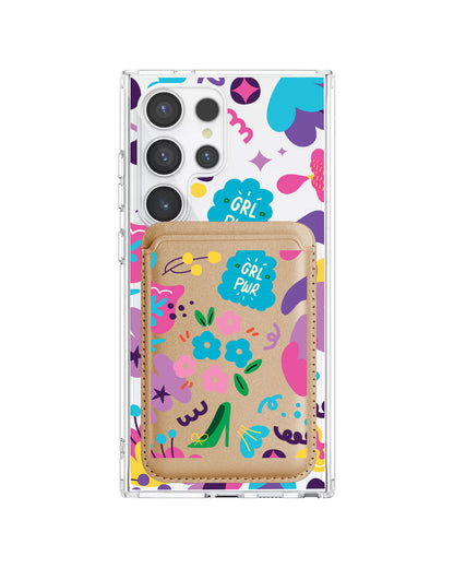 Android Magnetic Wallet Case - Girl Power 1.0