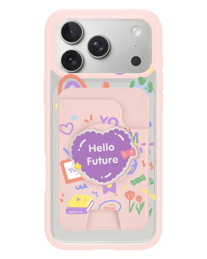 iPhone Magpop Wallet - Hello Future