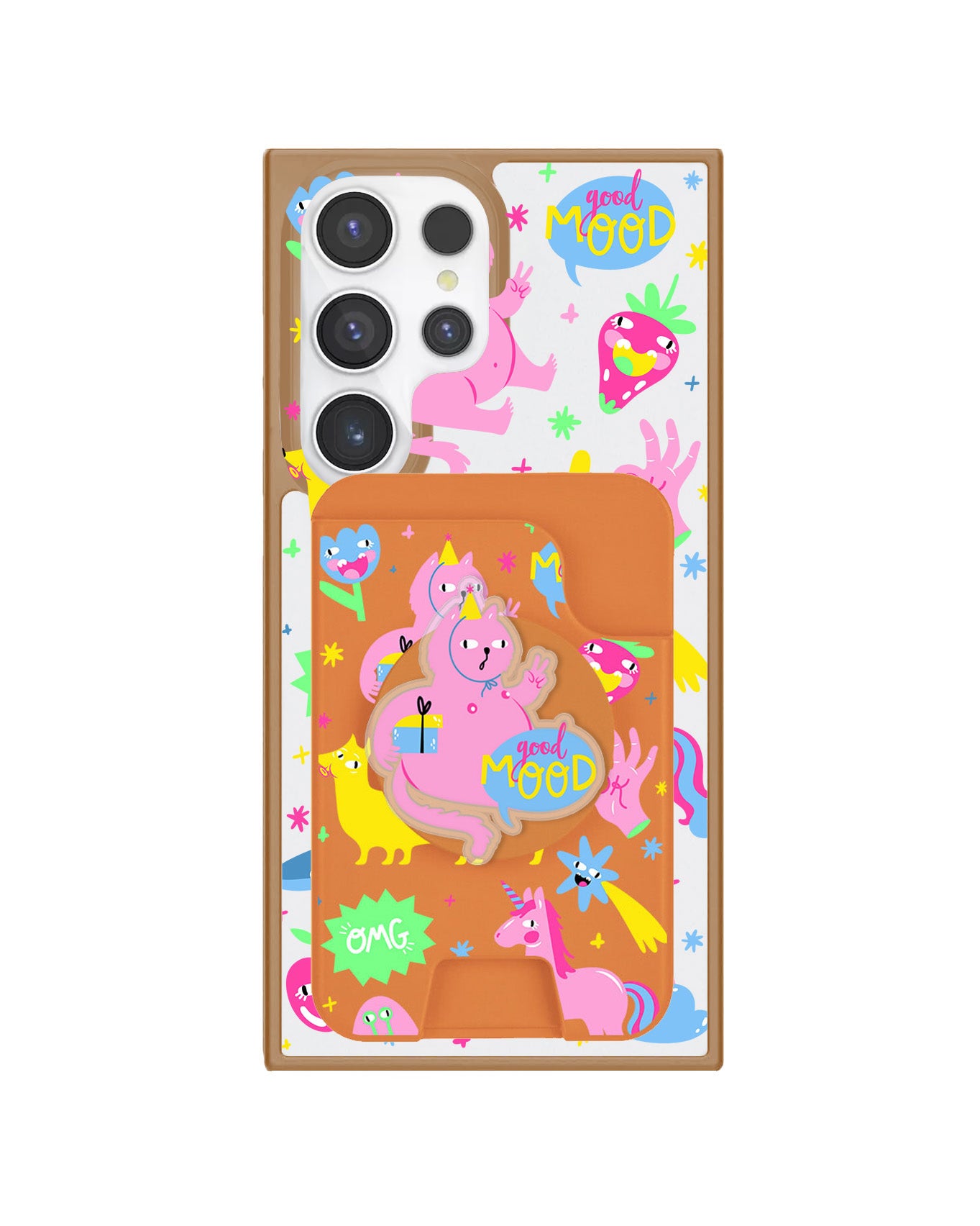 Android Magpop Wallet - Monster Say Good Mood