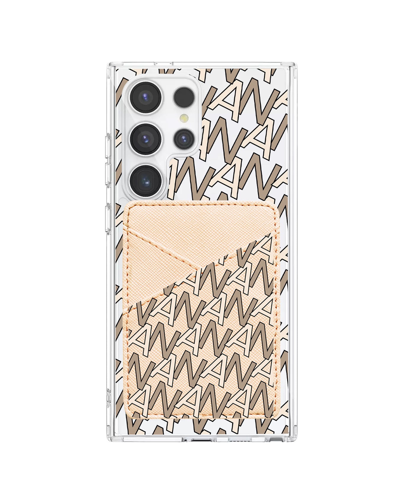Android Phone Wallet Case - Initial 4.0 Monogram