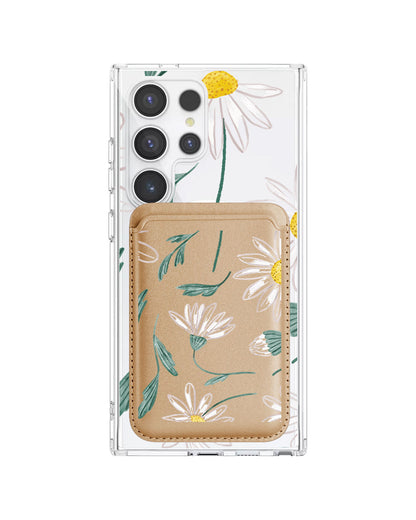 Android Magnetic Wallet Case - April Daisy