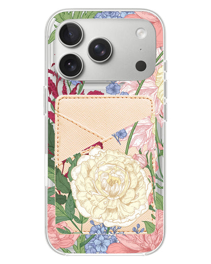 iPhone Phone Wallet Case - July Delphinium