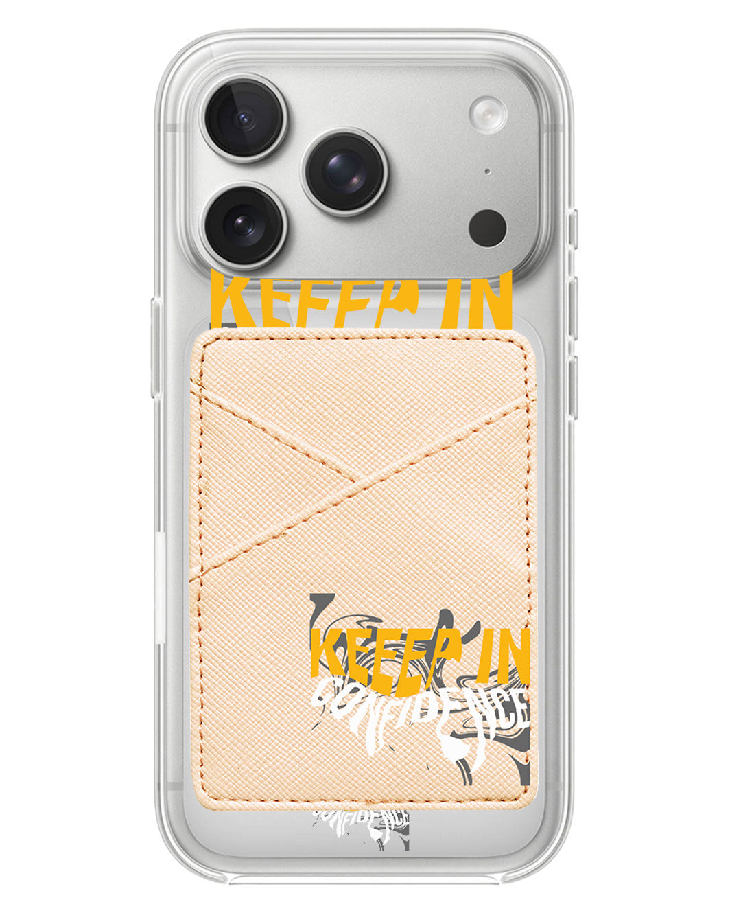 iPhone Phone Wallet Case - Keep In Confidence