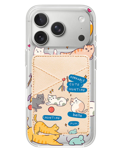 iPhone Phone Wallet Case - Playful Cat 2.0