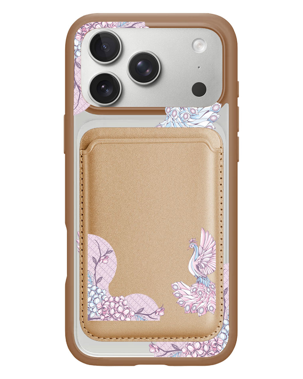 iPhone Magnetic Wallet Case - Peacock 1.0