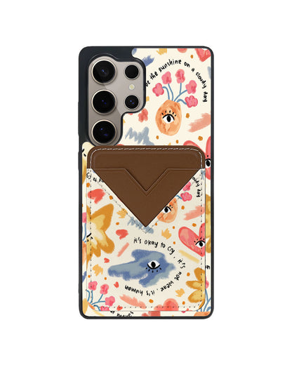 Android Avant Wallet Case - Abstract Lovers