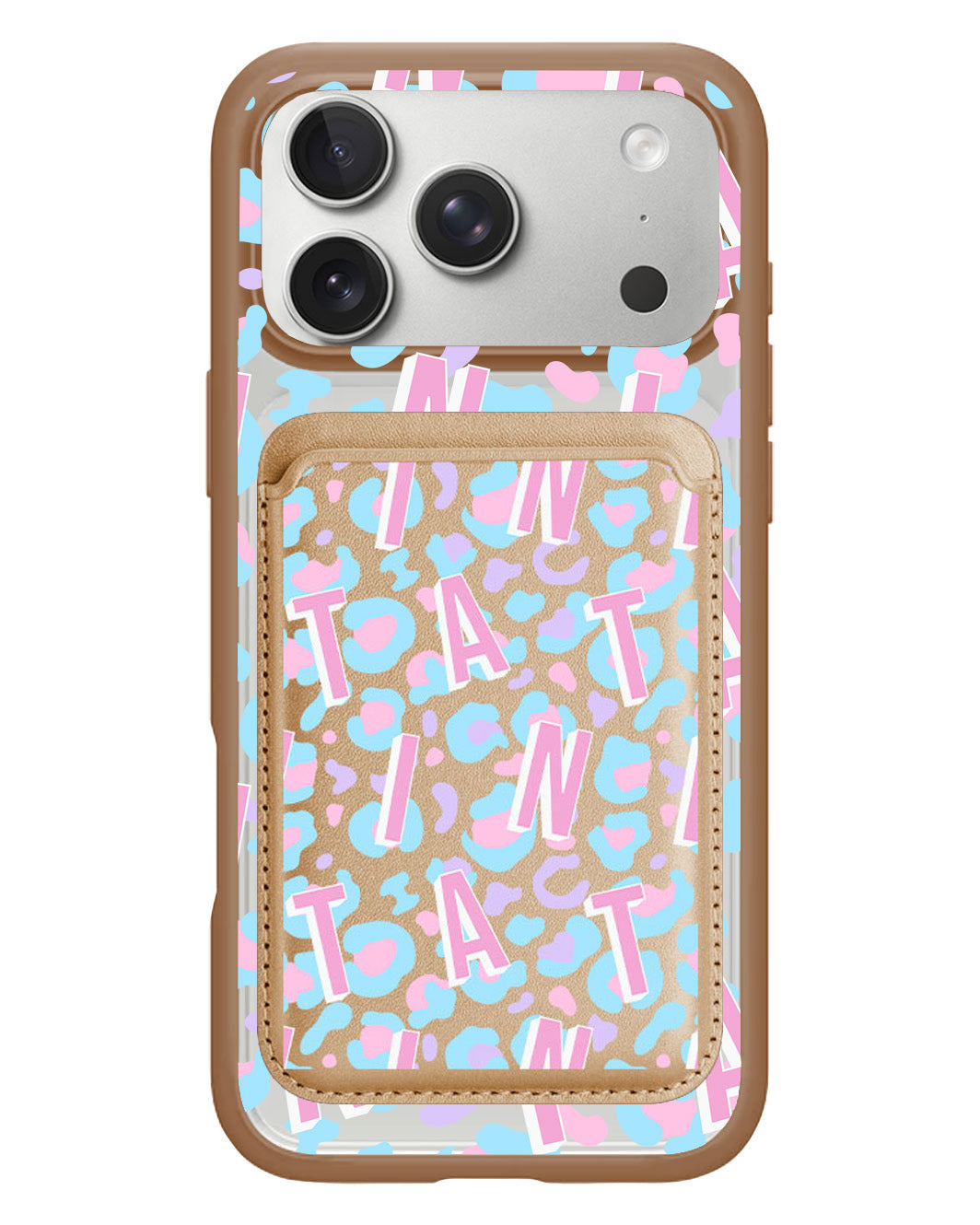 iPhone Magnetic Wallet Case - Leopard Monogram 6.0