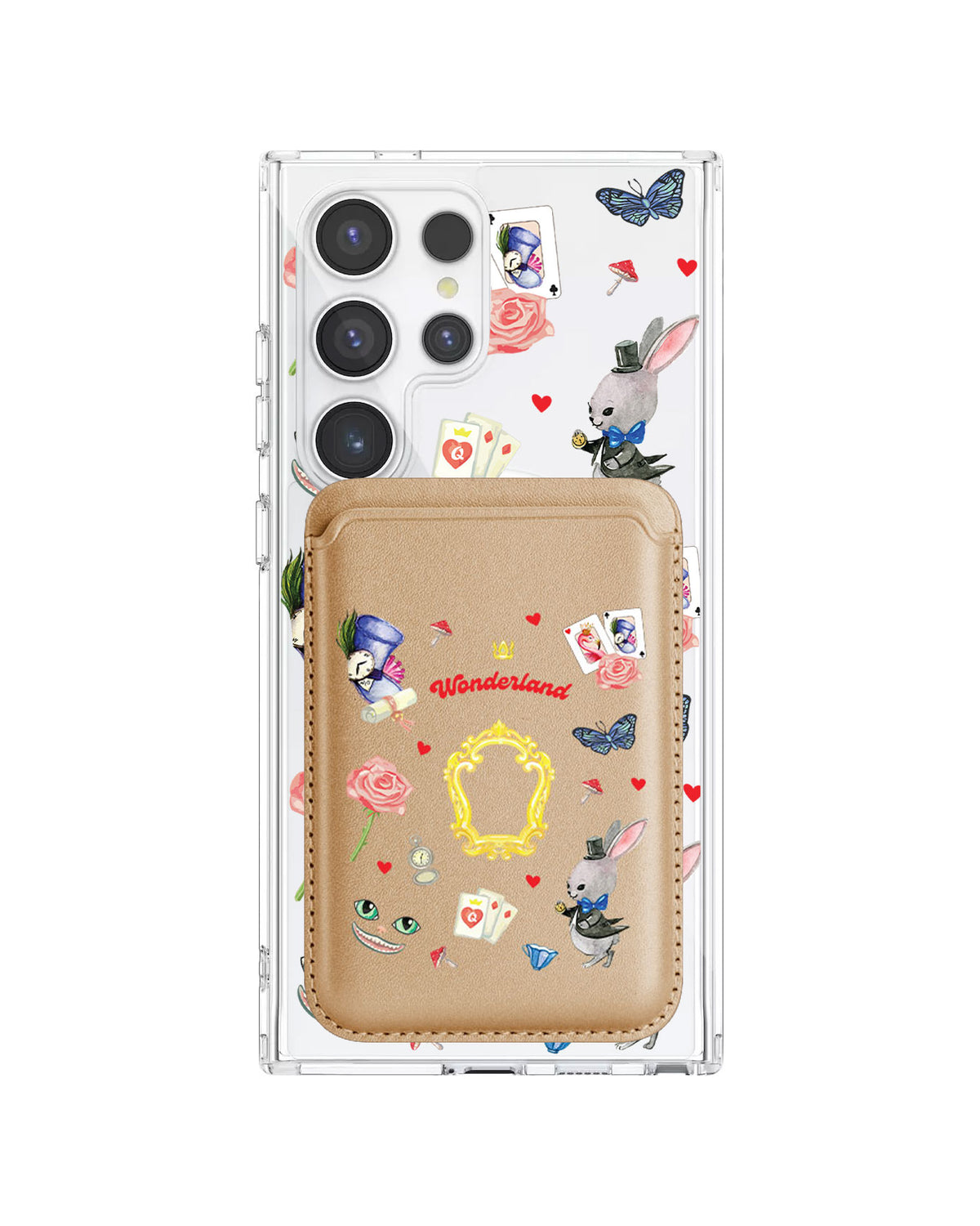 Android Magnetic Wallet Case - Wonderland