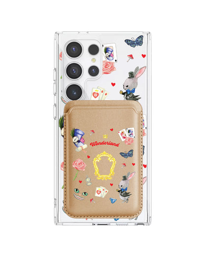 Android Magnetic Wallet Case - Wonderland
