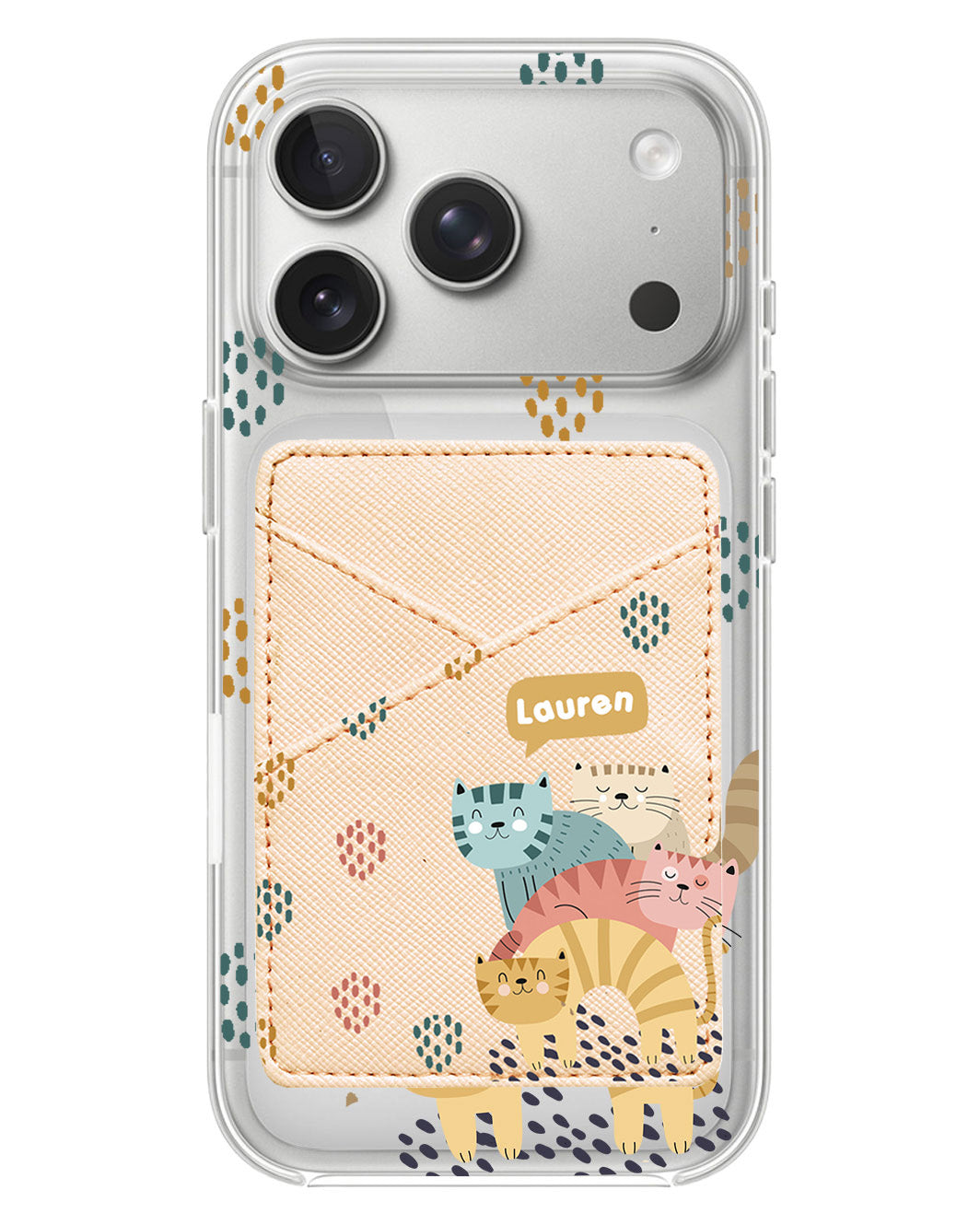 iPhone Phone Wallet Case - Rainbow Meow 2