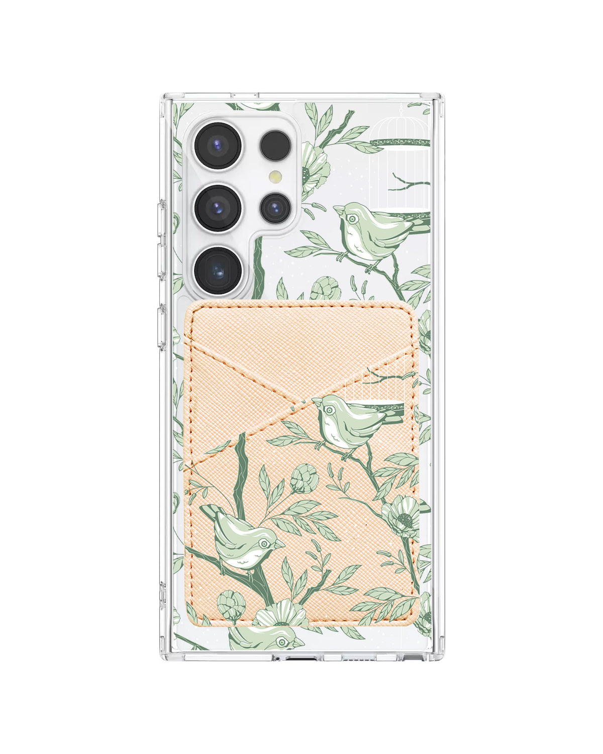 Android Phone Wallet Case - Lovebird Monochrome 4.0