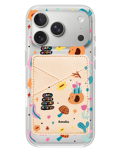 iPhone Phone Wallet Case - Grow and Bloom