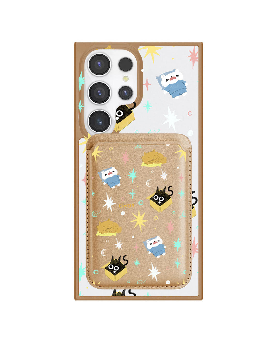 Android Magnetic Wallet Case - Nightover