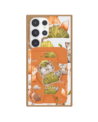 Android Magpop Wallet - Racoon And Friends