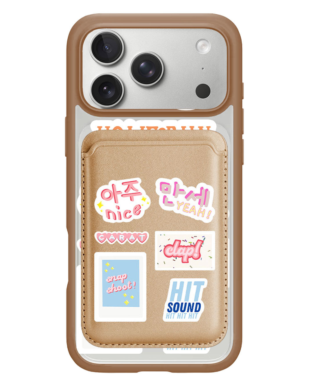 iPhone Magnetic Wallet Case - Seventeen Sticker Pack